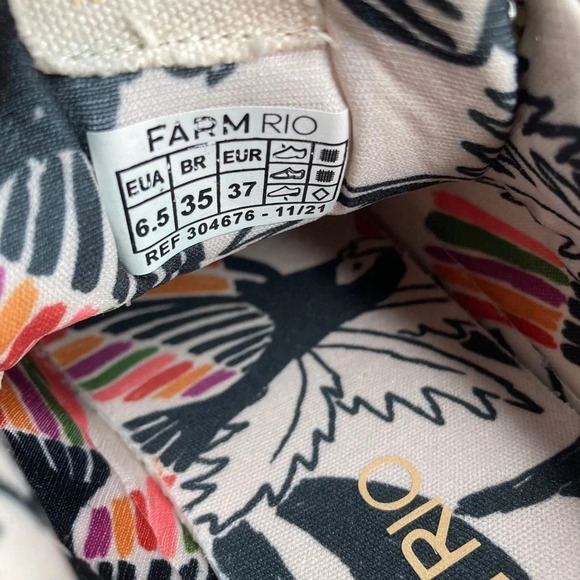 Farm Rio Bird Paradise Platform Sneaker  Sz: 6.5 - Picture 13 of 13